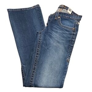Cruel Girl Shawna Slim Bootcut Jeans Medium Wash Blue Denim Women Size 3L